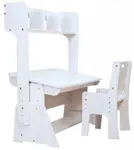 Парта-растишка Школярик C-470, 70 см. с пеналом, со стульчиком и надстройкой