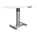 Регулируемый стол Ergostol Uno H Белый (Silver)