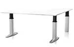Регулируемый стол Ergostol Senate для переговорных Белый
