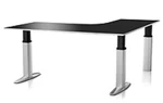Регулируемый стол Ergostol Senate для переговорных Черный