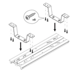 Выдвижное крепление для системного блока