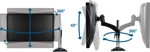 Кронштейн для монитора Arctic Z1-3D