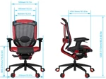 Сетчатое киберспортивное кресло Vertagear Triigger 350 Special Red Edition
