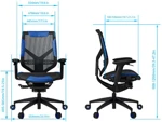 Сетчатое эргономическое кресло Vertagear Triigger 275
