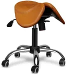 Кожаный Стул-седло Gravitonus EZDuo HardLeather