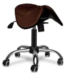 Кожаный Стул-седло Gravitonus EZDuo HardLeather