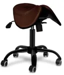 Кожаный Стул-седло Gravitonus EZDuo HardLeather