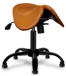 Кожаный Стул-седло Gravitonus EZDuo HardLeather