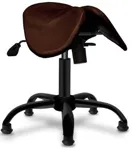 Кожаный Стул-седло Gravitonus EZDuo HardLeather