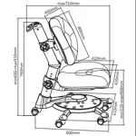 Детское компьютерное кресло FunDesk SST1