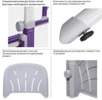 Растущая детская парта со стульчиком Cubby Karo