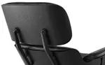 Кресло Eames Style Lounge Chair & Ottoman Total Black Limited Edition