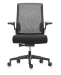 Офисное эргономичное кресло Match черная сетка