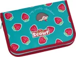 Ранец Scout Sunny EXKLUSIV с наполнением 4 предмета - Ежик в саду