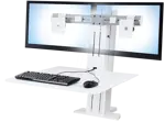 Ergotron WorkFit-SR Рабочее место для двух мониторов