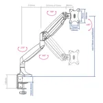Настольный кронштейн для монитора LCD-T31