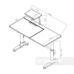 Парта-трансформер Fundesk Ballare