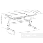 Парта-трансформер Fundesk Trovare