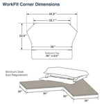 Ergotron WorkFit настольная платформа (сидя-стоя) 33-468-921