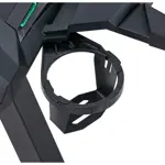 Стол для компьютера (для геймеров) Eureka Z2 c RGB подсветкой, чёрный