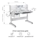 Парта-трансформер для школьника FunDesk Libro