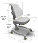 Комплект стол Vancouver Multicolor и кресло ErgoKids Y-402