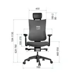 Эргономичное кресло SCHAIRS TONE-F01B