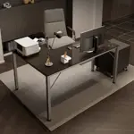 Стол для компьютера EUREKA ERK-GD-L60R-B-EU