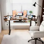 Стол для компьютера Eureka ERK-ED71-WN с электрической регулировкой по высоте