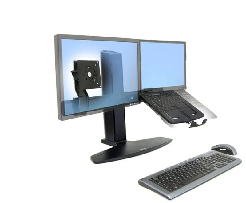 Ergotron Neo-Flex Lift Комбо-стенд для монитора и ноутбука, черный 33-331-085