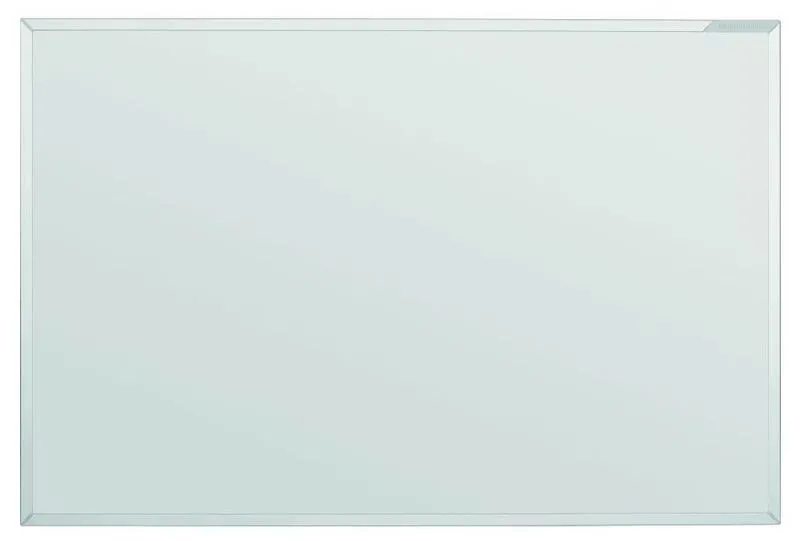 Белая эмалевая доска с системной рамкой ferroscript Magnetoplan 1800x1000 мм.